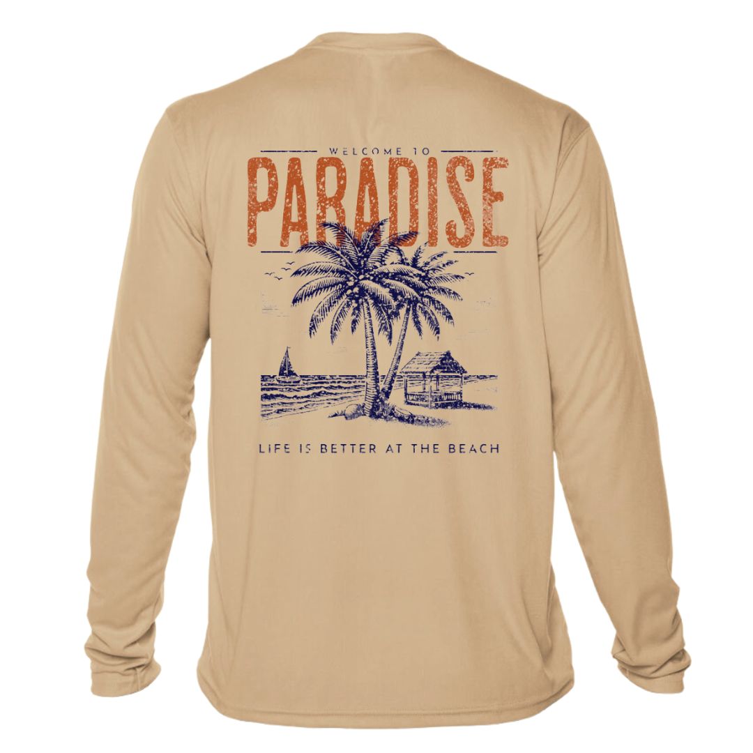 Paradise Better at the Beach Sun Shirt - No Location or Custom Location