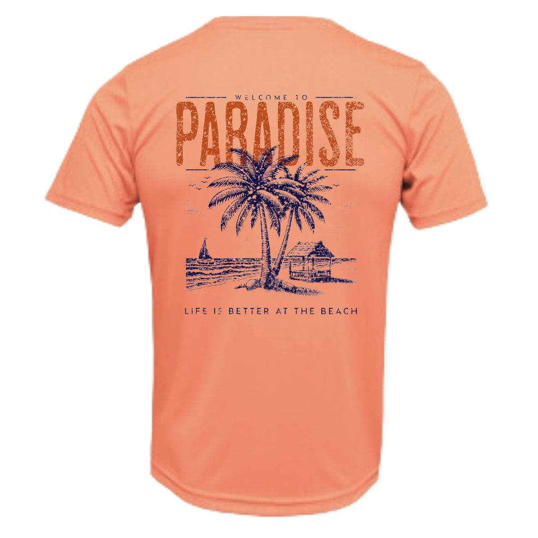 Paradise Better at the Beach Sun Shirt - No Location or Custom Location