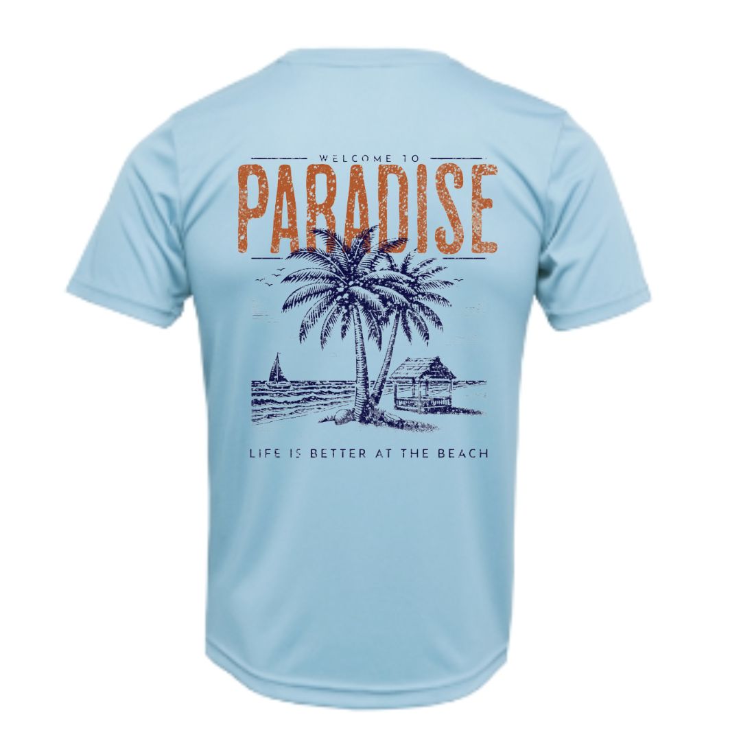 Paradise Better at the Beach Sun Shirt - No Location or Custom Location