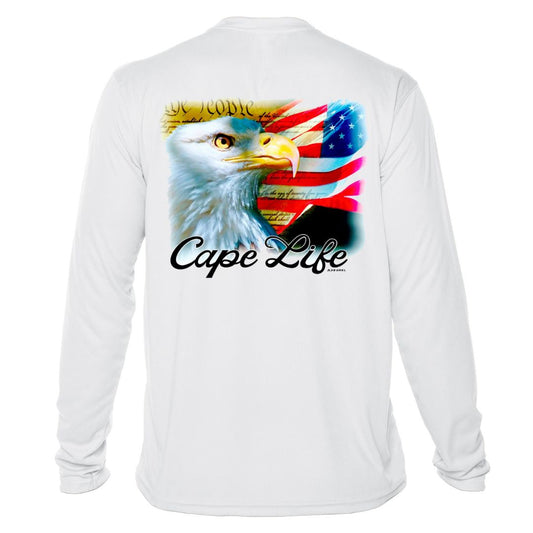 We The People Patriotic Eagle Sun Shirt - UPF50 Dryfit Shirt