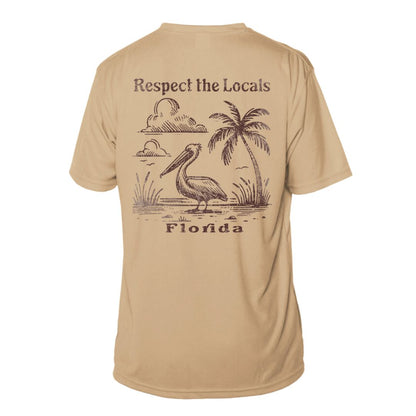 Respect the Locals Pelican Sun Shirt UPF50 - Florida or Custom Location