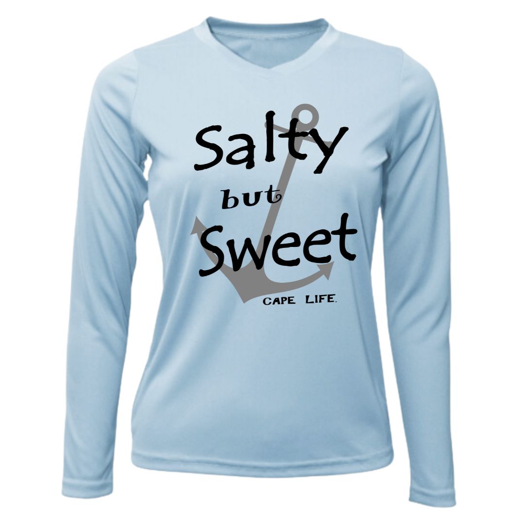 Salty But Sweet Women's Sun Shirt - UPF50 Sun Protection Graphic Tee