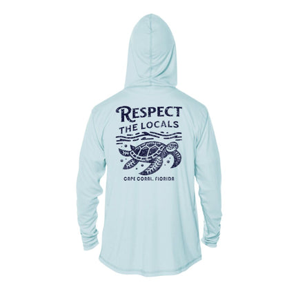 Respect the Locals Sea Turtle Sun Shirt - UPF50 Graphic Tee