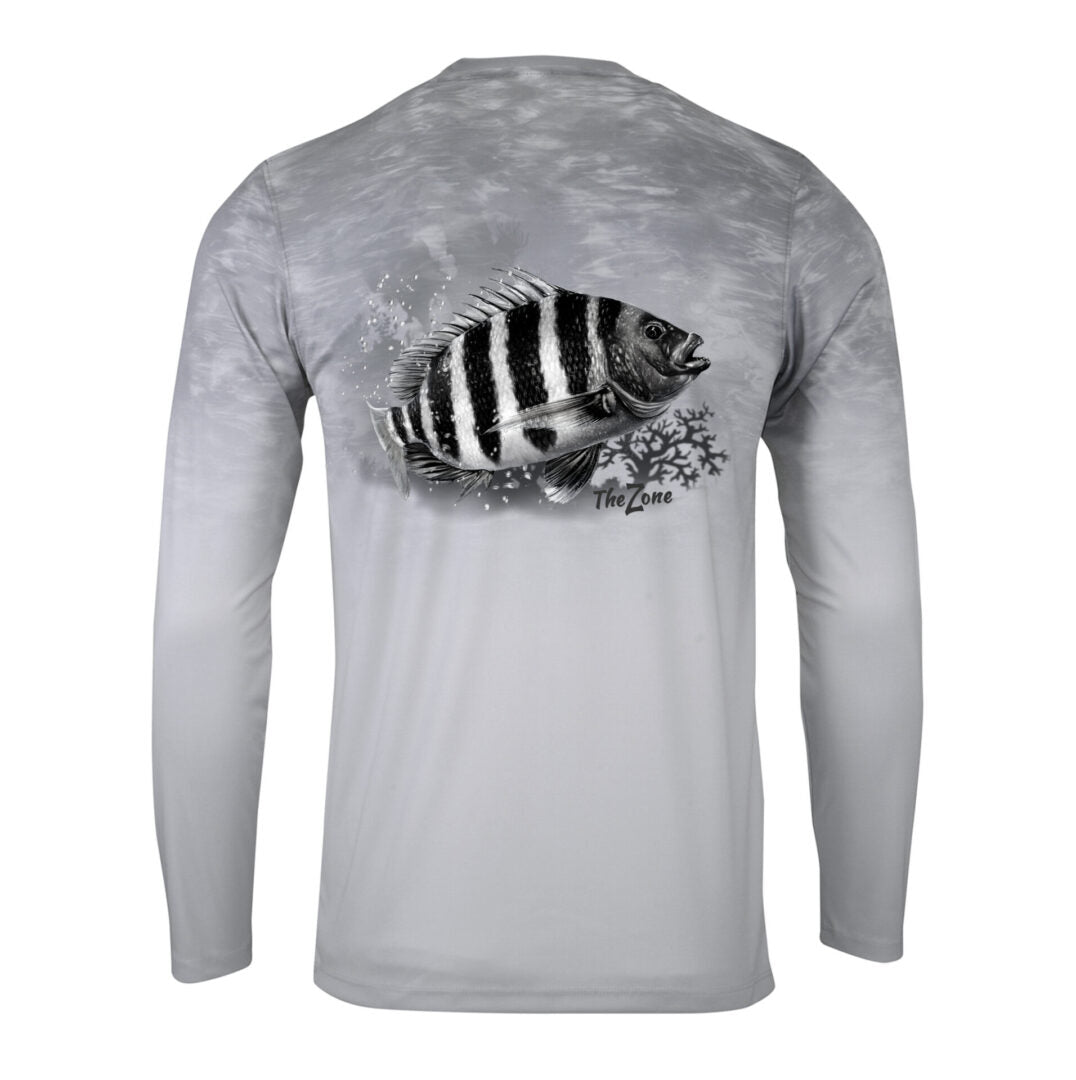 Sheep Attack Sheepshead Fish Sun Shirt UPF50 - No Location or Custom