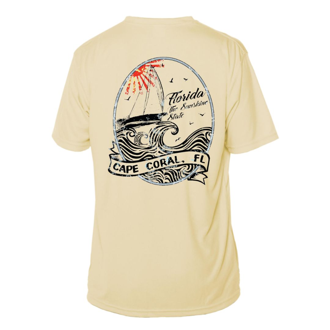 Sailboat Sunshine State - UPF50 Sun Protection Graphic Tee