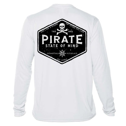 Pirate State of Mind Sun Shirt - Men UPF50 Skull and Crossbones Shirt