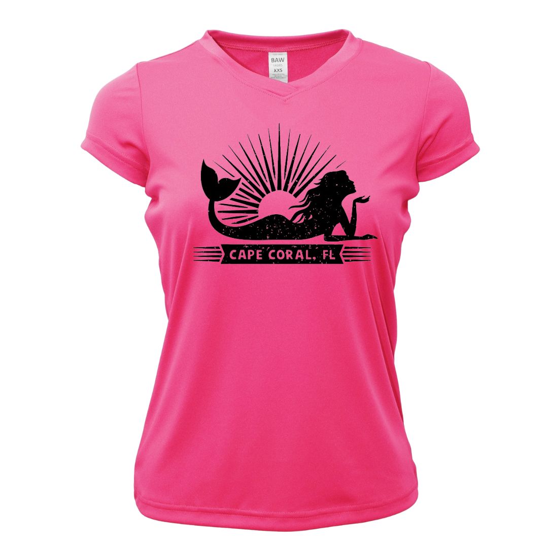 Mermaid Sun Shirt - Women's UPF50 Sun Protection Graphic Tee